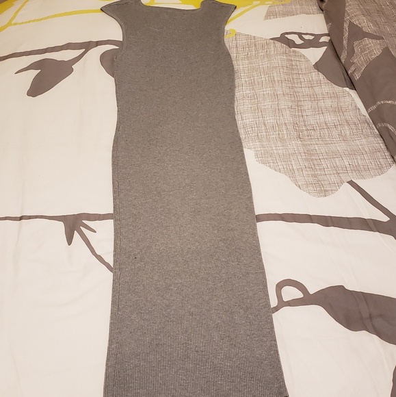 Rehab - Grey Knit Dress - Size Large - Picture 3 of 7
